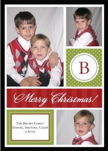"Shutterfly holiday photo card"