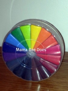 "Chasing Fireflies Easter review crayon colorwheel"