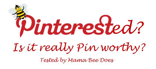 "Pinterest pin test Mama Bee Does"