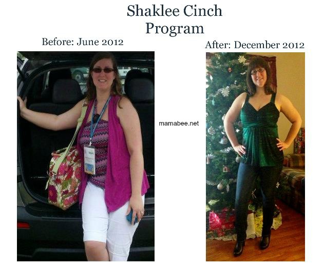 "Shaklee Cinch results review photo"