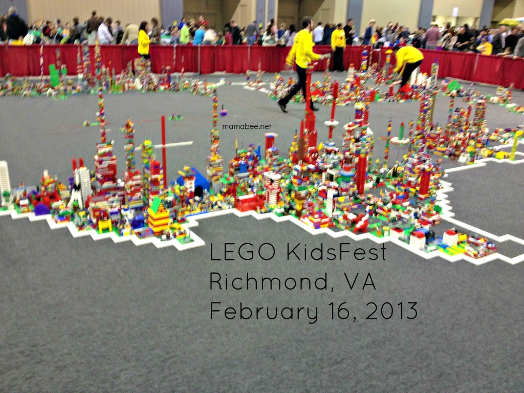 Lego KidsFest 2013 Creation Nation map