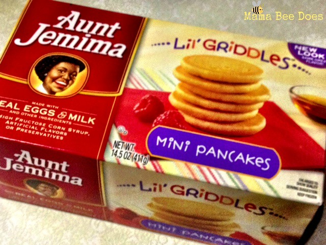 Aunt Jemima Lil Griddles mini pancakes