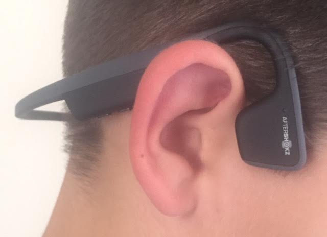 aftershokz trekz bone conduction wireless headphones