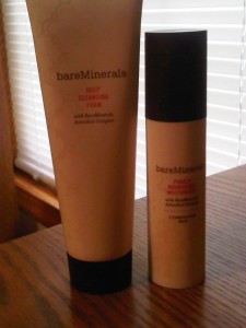 "new Bare Escentuals bareMinerals Skincare line review giveaway"