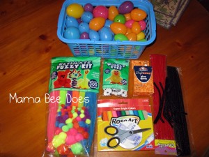 "Plastic Easter egg craft supplies"