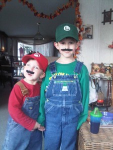 "Mario Luigi Halloween costume"