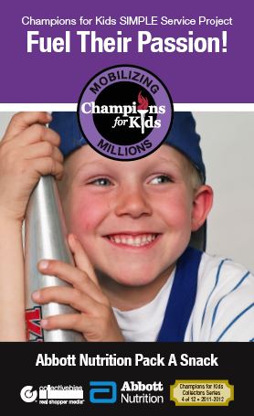 "Champions for Kids Abbott Nutrition Pack a Snack simple service project #AbbottCFK #CBias"