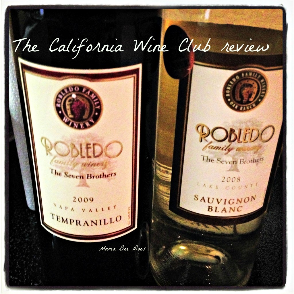 "California Wine Club review Robledo winery wines"