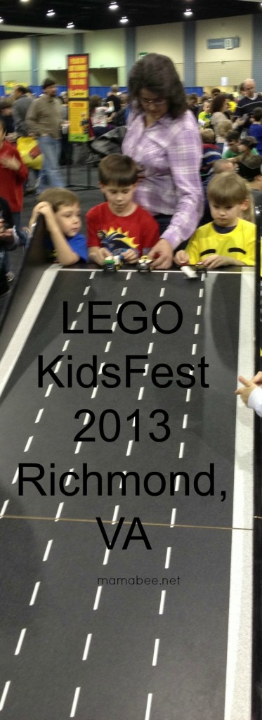 Lego KidsFest VA 2013 car race