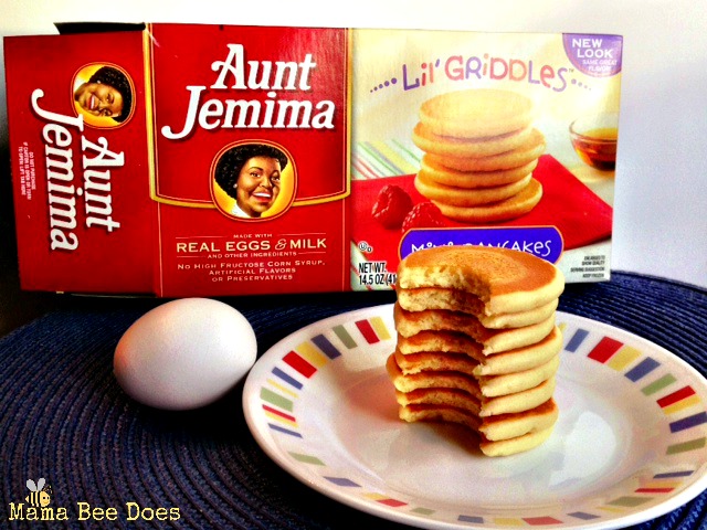 Aunt Jemima Lil Griddles pancakes