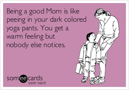 mom peeing pants funny