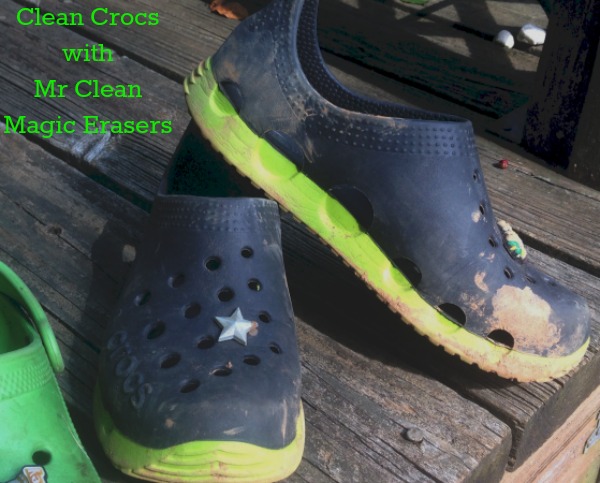 clean crocs magic eraser