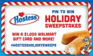 Hostess holiday sweepstakes